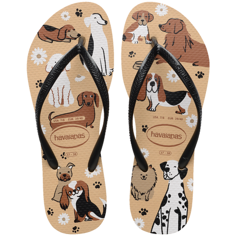 Chinelo Havaianas Slim Pets Cachorros
