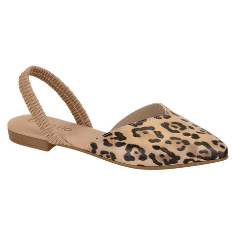 Beira Rio 4134-446 Multi Nude Slip-on Flat