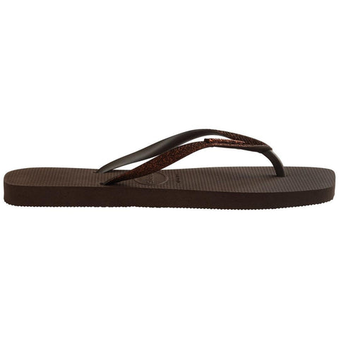 Chinelo Havaianas Slim Square Glitter