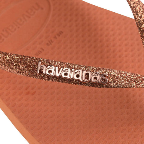 Chinelo Havaianas Slim Square Glitter