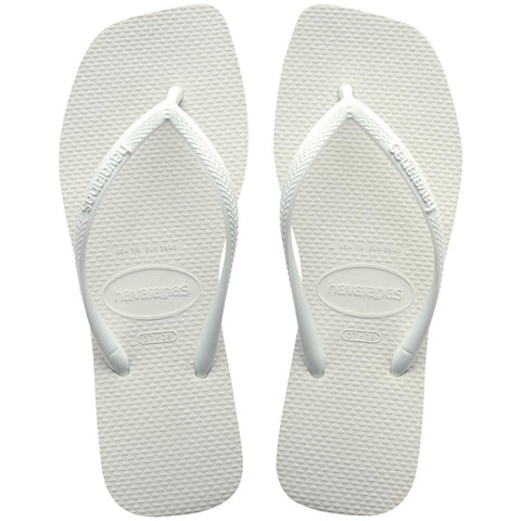Chinelo Havaianas Slim Square Branco