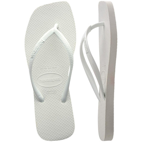 Chinelo Havaianas Slim Square Branco
