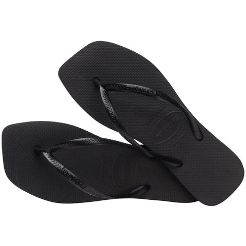 Havaianas Slim Square Black Flip-flops