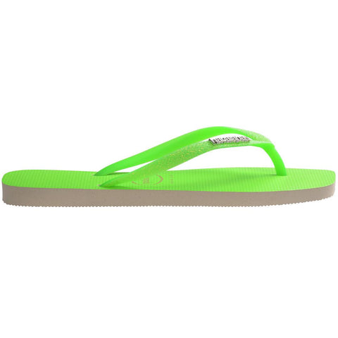 Chinelo Havaianas Slim Square Glitter Neon