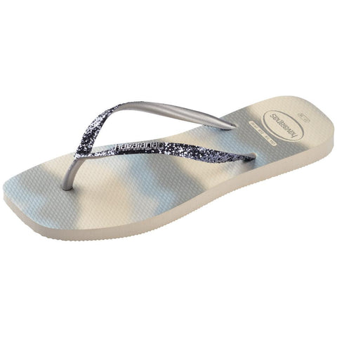 Chinelo Havaianas Slim Square Glitter Party