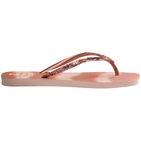 Chinelo Havaianas Slim Square Glitter Party