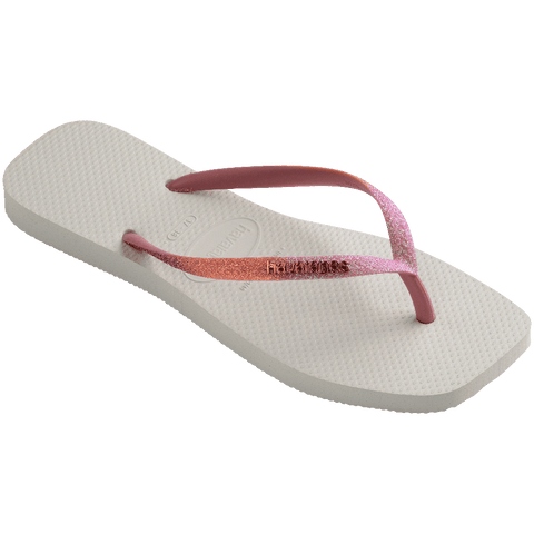 Chinelo Havaianas Slim Square Glitter Mix