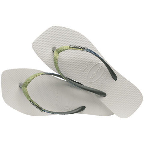 Chinelo Havaianas Slim Square Glitter Mix