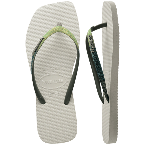 Chinelo Havaianas Slim Square Glitter Mix