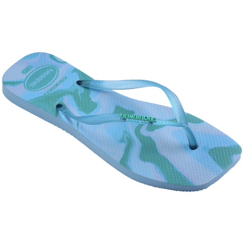 Havaianas Slim Square Jelly Flip-Flops, Lavender Blue