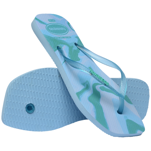 Havaianas Slim Square Jelly Flip-Flops, Lavender Blue