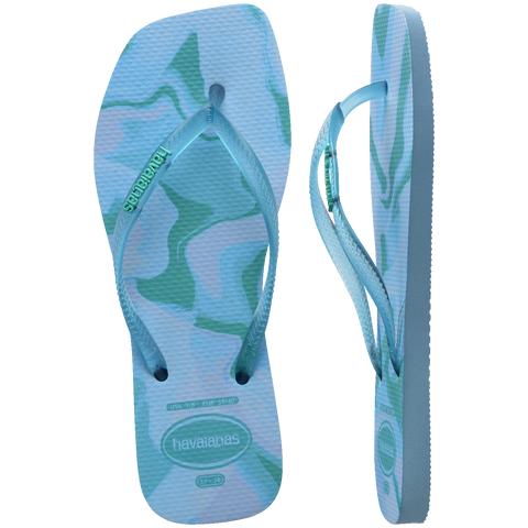 Havaianas Slim Square Jelly Flip-Flops, Lavender Blue