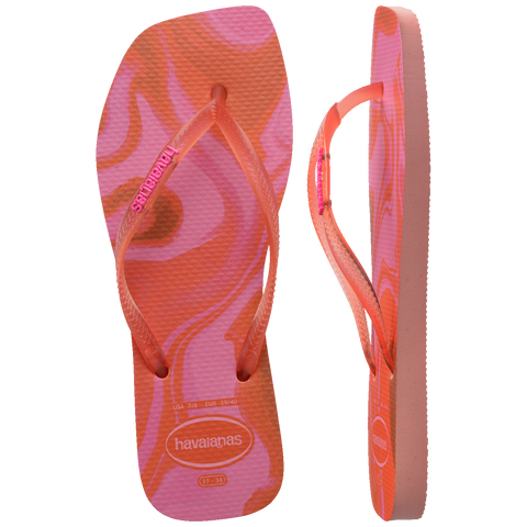 Havaianas Slim Square Jelly Blossom Flip-Flops
