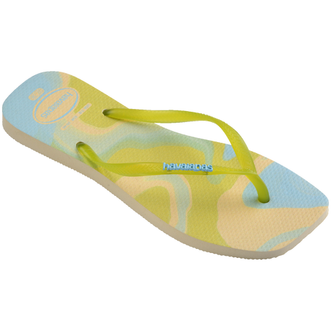 Havaianas Slim Square Jelly Buttercream Flip-Flops