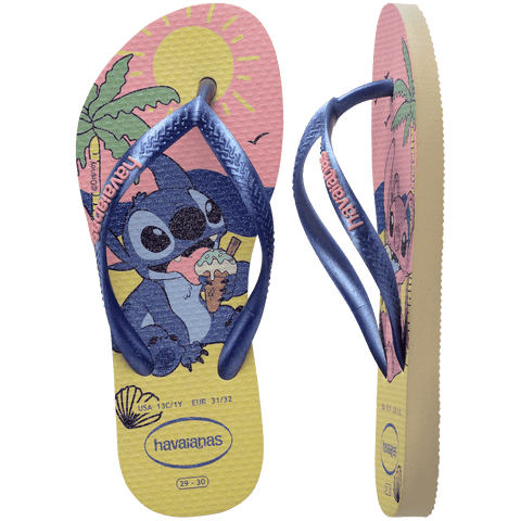 Chinelo Havaianas Infantil Slim Stitch