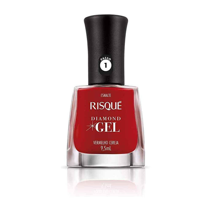 Esmalte Gel Vermelho Cereja Risque 9.5ml