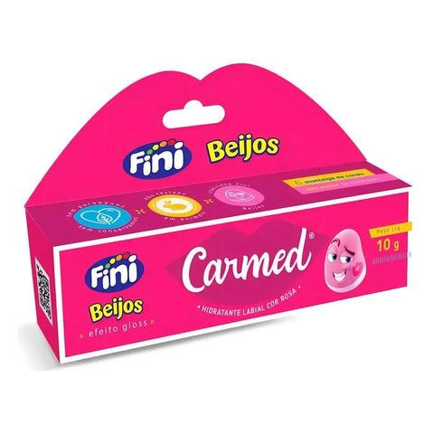 Carmed Fini Beijos Hidratante Labial com Cor Efeito Gloss 10g