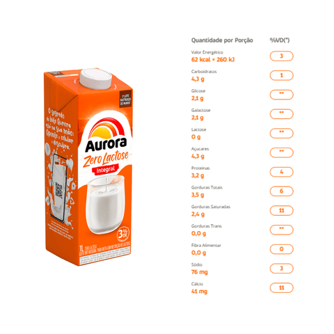 LACTOSE-FREE WHOLE MILK - AURORA