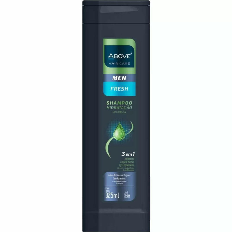 Shampoo Hidratacao 3 em 1 Above 325ml - MEUBRASILONLINE