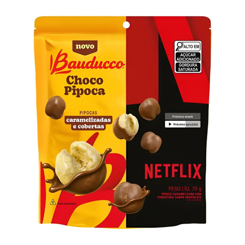 Choco Palomitas Bauducco Netflix 6x70g
