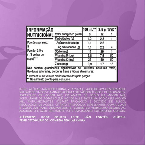 Tang Grape Powdered Drink - Display 18x18g