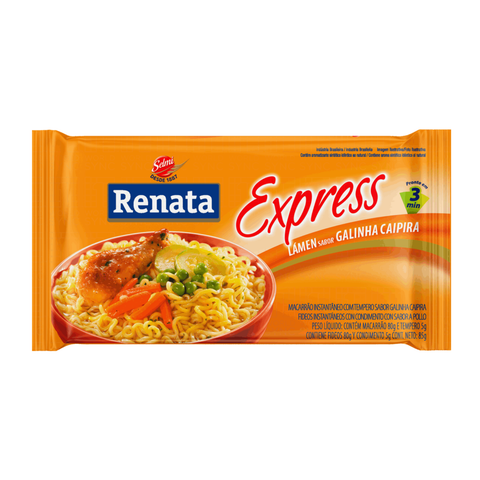 KIT 3 RENATA CHICKEN FLAVORED INSTANT NOODLES 85G