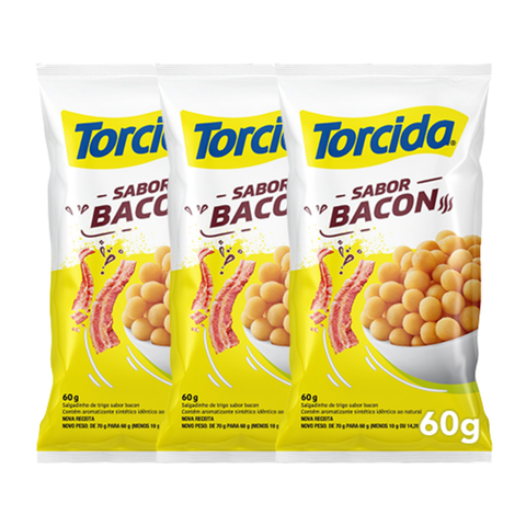 TORCIDA® Bacon Snack 3x60g.