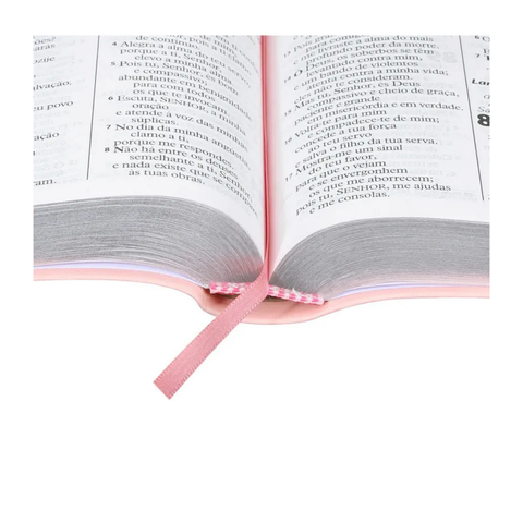 Biblia Sagrada Letra Gigante Rosa - Almeida Revisada Y Actualizada - ES-MX