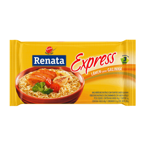 KIT 3 RENATA CHICKEN FLAVORED MIOJO 85G