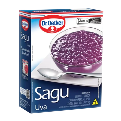 Dr. Oetker Grape Flavored Sago Mix 250g
