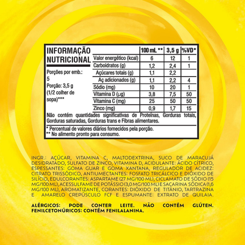 Tang Passion Fruit Powdered Drink - Display 18x18g