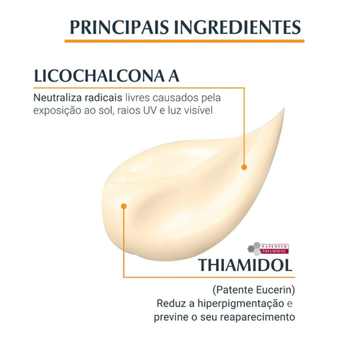 Protetor Solar Facial Anti-Manchas Sun Pigment Control FPS60 50ml EUCERIN