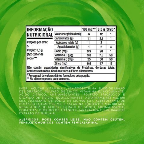 Powder Drink Tang Lemon - Display 18x18g