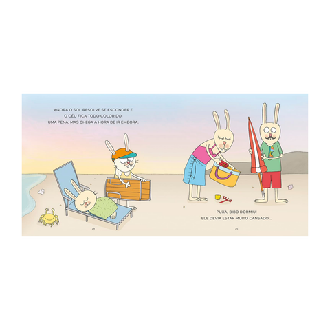 Book - Bibo at the Beach - Silvana Rando - Hardcover - PT-BR