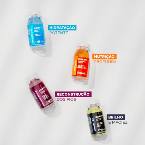 Ampolas Cronograma Capilar Hidratei 15ml