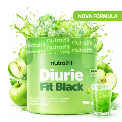 Diuriefit - Suplemento Alimentar Chá Em Pó Diurético - Maçã Verde