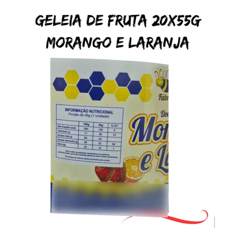 Traditional Water Jelly 55g with 20 Units - Vica Doces