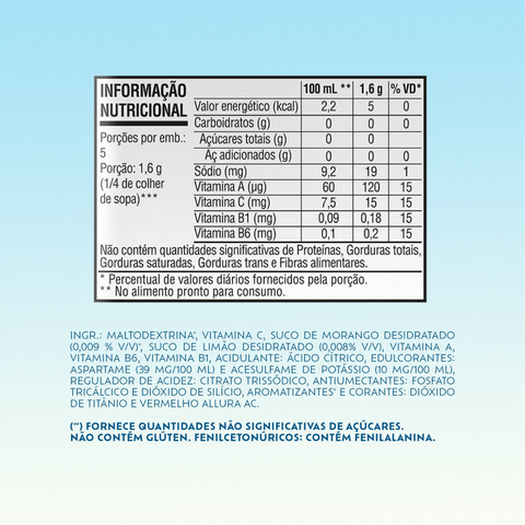 Refresco em Pó Clight Limonada Rosa 15x8g