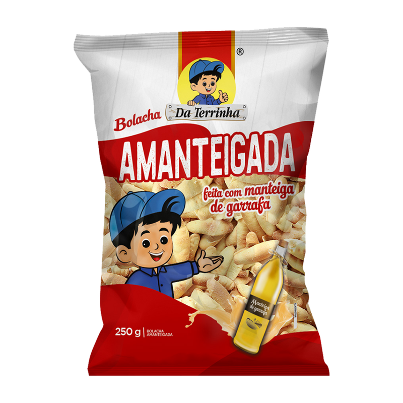 BOLACHA DA TERRINHA AMANTEIGADA 250G