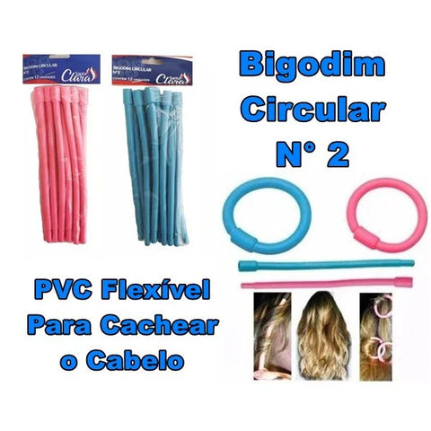 Bigodim Bigudinho Circular Nº2 - Santa Clara 