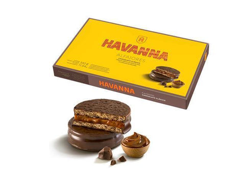 Caixa Alfajores de Chocolate Havanna 6 Unidades - MEUBRASILONLINE