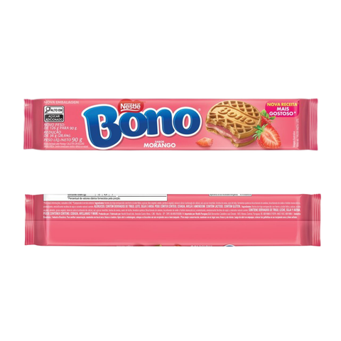 Filled Biscuit Strawberry BONO® 3x90 G