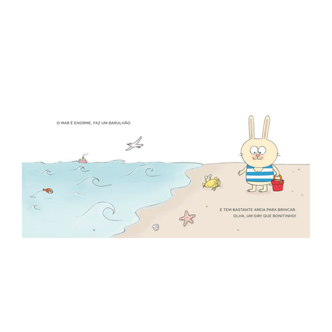 Book - Bibo at the Beach - Silvana Rando - Hardcover - PT-BR
