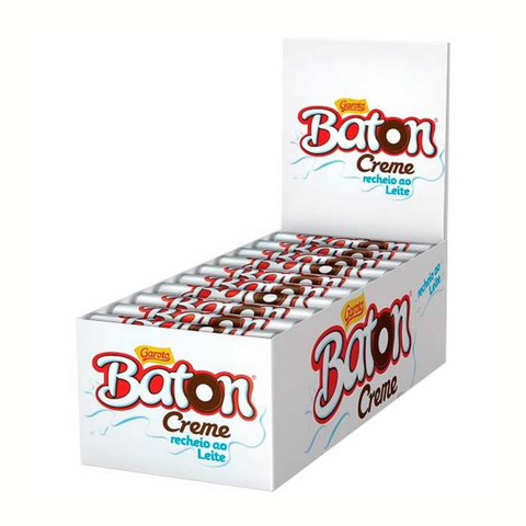 Garoto Baton Milk Filled Chocolate Box 30x16g 480g