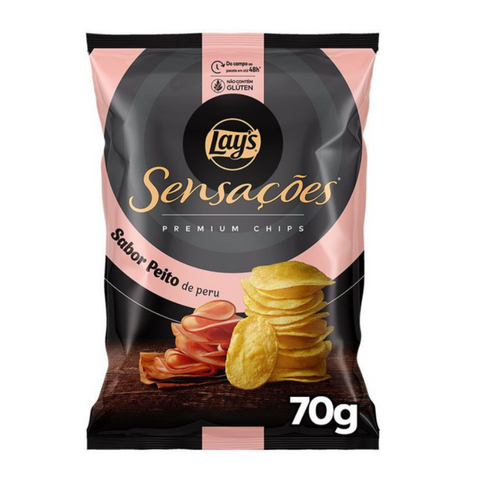 Batata Sensações Sabor Peito De Peru 70G