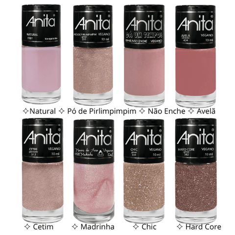 Anita Nail Polishes - Colors
