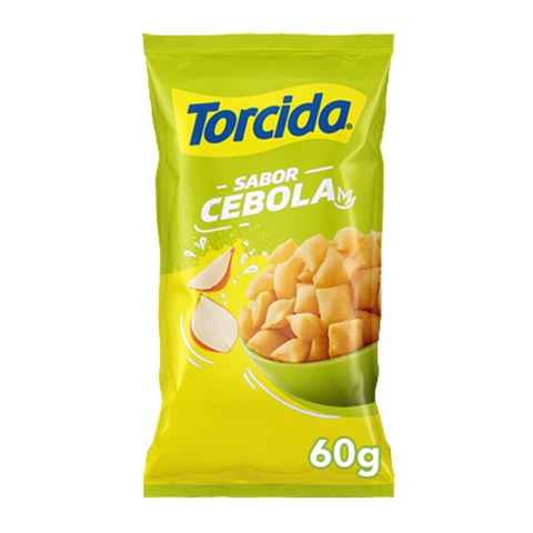 Salgadinho Lucky TORCIDA® Cebola 3x60Gr.