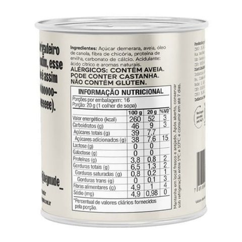 Leche Condensada de Avena Sin Gluten 330g Nude