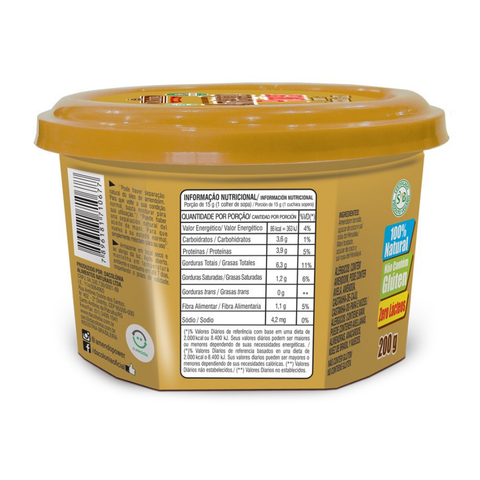 Amendopower Crunchy with Coconut Sugar DaColônia 200g