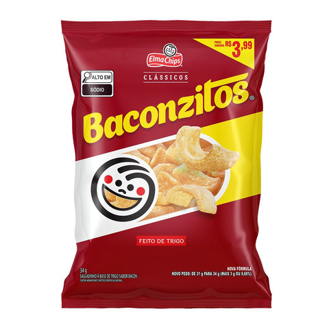 Elma Chips Baconzitos Bacon Snack 34g
